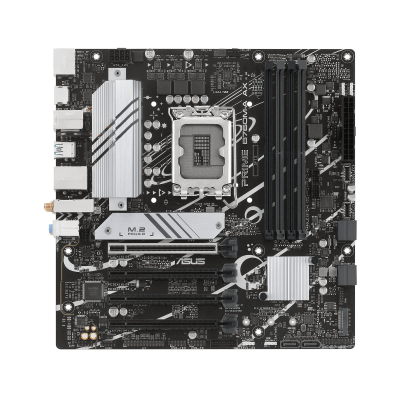 ASUS PRIME B760M-A AX LGA 1700 MICROATX MB PCIE 4.0 2XM.2 SLOTS