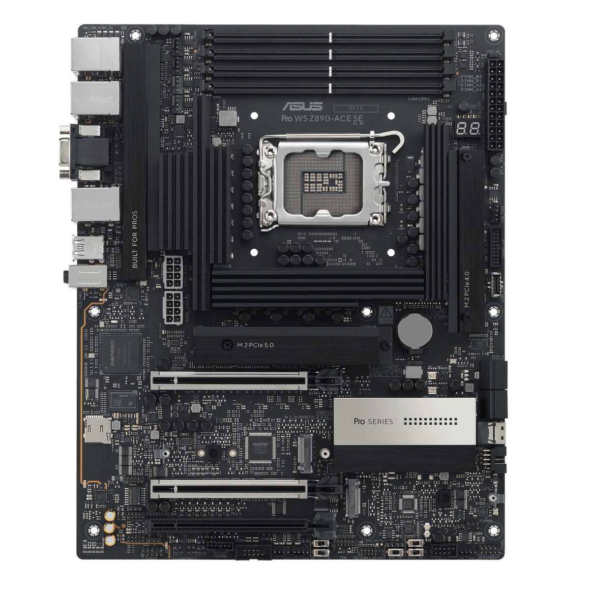 Asus Pro WS Z890-ACE SE Workstation Motherboard - Intel Z890 Chipset - Socket LGA-1851 - ATX | SKU MB-WZ89ASE