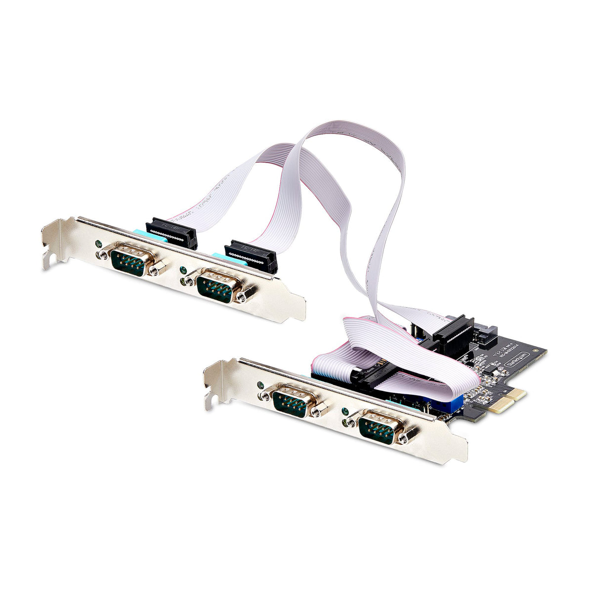 StarTech 4-PORT SERIAL PCIE CARD, QUAD-PORT PCI EXPRESS TO RS232/RS422/RS485 (DB9) SERIAL
