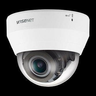HANWHA WISENET Q NETWORK INDOOR DOME CAMERA, 4M