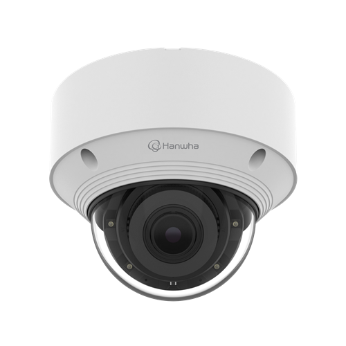 HANWHA WISENET Q NETWORK OUTDOOR VANDAL DOME CAMERA, 5MP @ 30FPS, MOTORIZED VARI-FOCAL