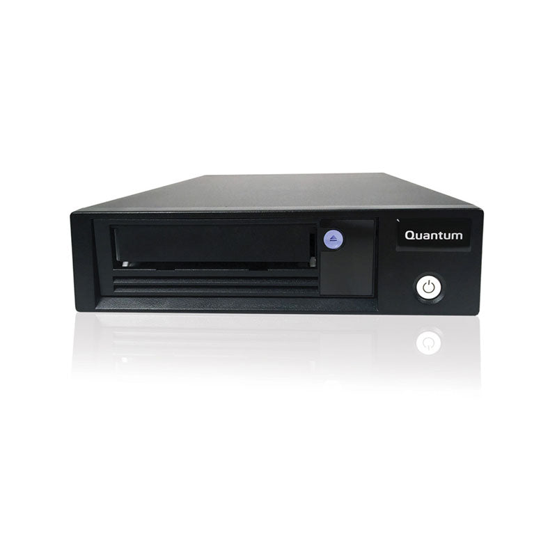 Quantum LTO-8 Tape Drive, Half Height, Tabletop 6Gb/s SAS, Black, 12Gb/s SAS HBA Bundle, TAA