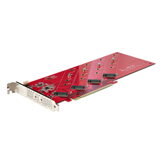 StarTech QUAD M.2 PCIE ADAPTER CARD MKEY AHCI NVME M2 SSD PCIE 4.0