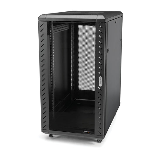 StarTech 15U SERVER RACK CABINET 4 POST NETWORK EQUIPMENT RACK W/ CASTERS