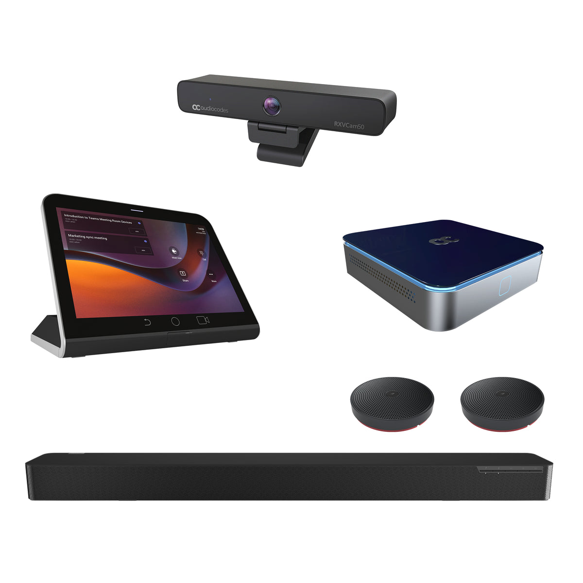 AUDIOCODES RXV200 FOR MICROSOFT TEAMS ROOM, MID-SIZE TO LARGE MEETING ROOM BUNDLE 40