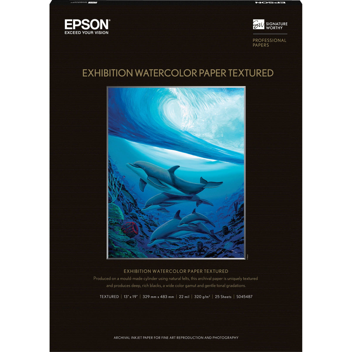 EPSON EXHIBITION WATERCOLOR PAPER 13 X 19