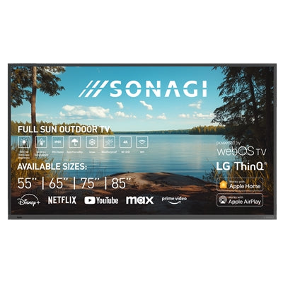 Sonagi Helios 75" Full Sun Outdoor TV