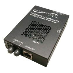 TRANSITION LANTRONIX 10/100 BRIDGING CONVERTER RJ45 TO 100BFX MM SC 2KM
