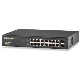 Signamax C-100 16 Port Gigabit PoE+ Switch