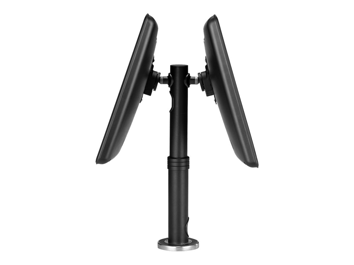 ATDEC POS HEIGHT ADJUSTABLE DESK MOUNT - LOADS UP TO 44LB - VESA 75X75, 100X100