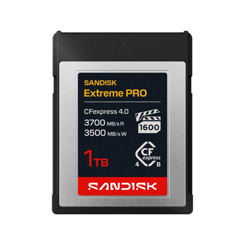 SANDISK EXTREME PRO CFEXPRESS 4.0 B CARDS PCIE4X2 1TB CF 3700MB/S(R) / 3500MB/S(