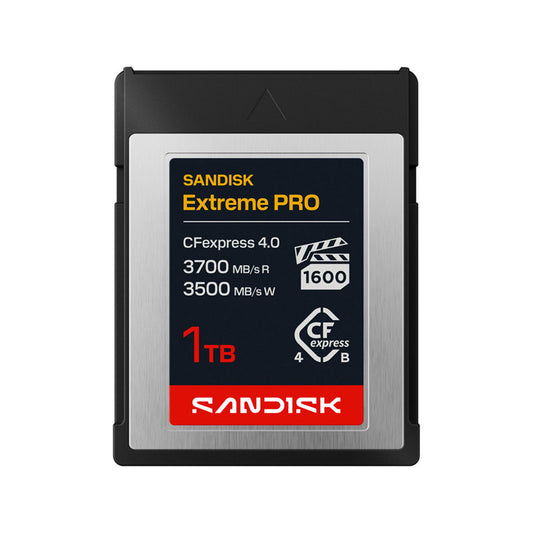 SANDISK EXTREME PRO CFEXPRESS 4.0 B CARDS PCIE4X2 1TB CF 3700MB/S(R) / 3500MB/S(