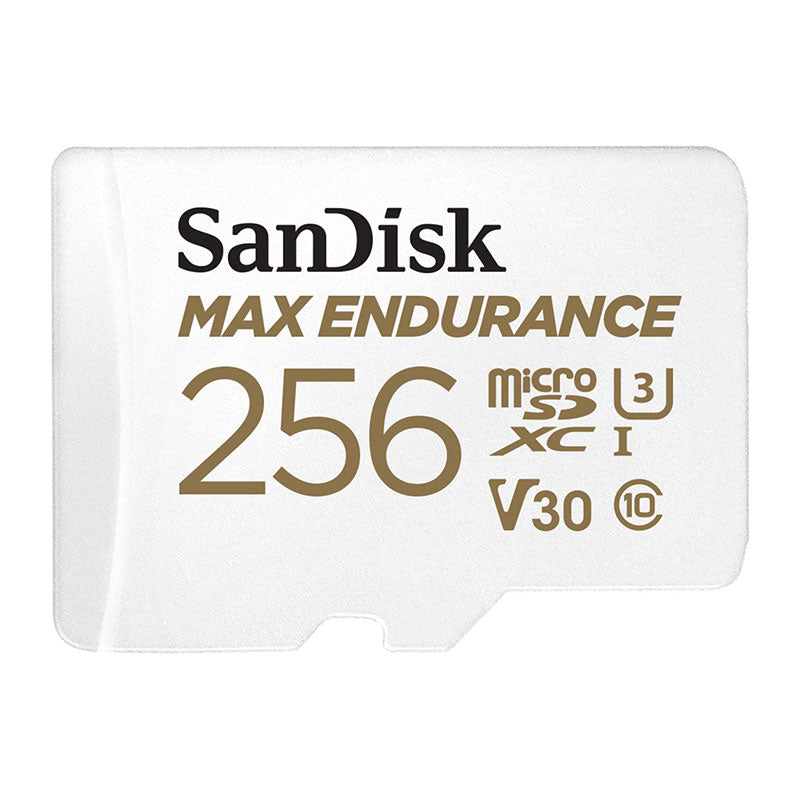 SANDISK 256GB MAX ENDURANCE USD 100/40MB/S U3 V30 C10 C