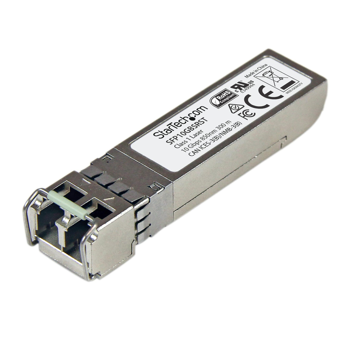 StarTech MSA UNCODED SFP+ - 10GBASE-SR 10GBPS - 10GBE MODULE - 10GE GIGABIT ETHERNET SFP+