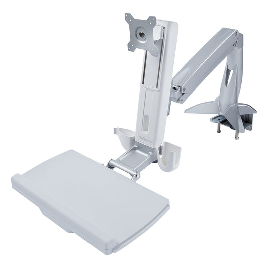 StarTech DESK MOUNT SIT-STAND MONITOR ARM SUPPORTS SINGLE VESA DISPLAY UP TO 27IN/17.6LB
