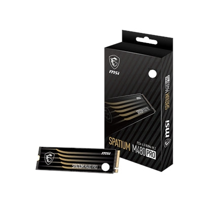 MSI SPATIUM M480 PRO PCIe 4.0 NVMe M.2 2TB Storage Card