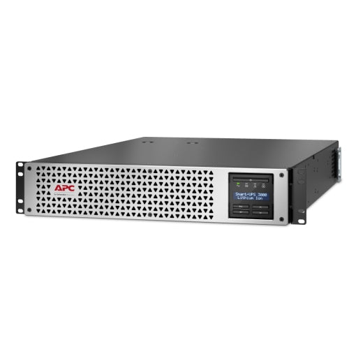 APC SMART-UPS, LINE INTERACTIVE, 3KVA, LITHIUM-ION, RACKMOUNT 2U, 120V, 2X NEMA
