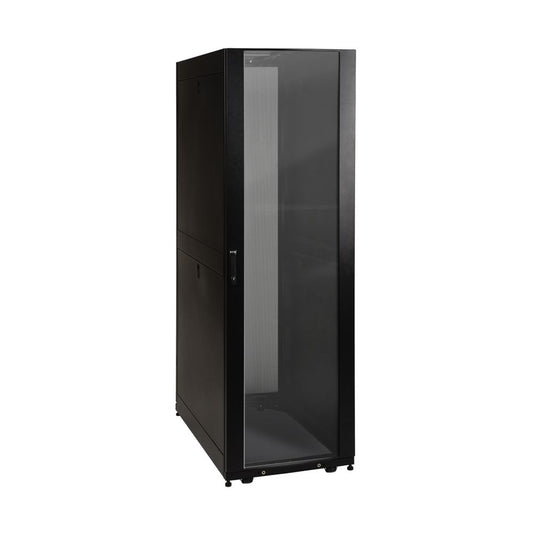 EATON TRIPP LITE SERIES SMARTRACK 42U STANDARD-DEPTH RACK ENCLOSURE CABINET WITH