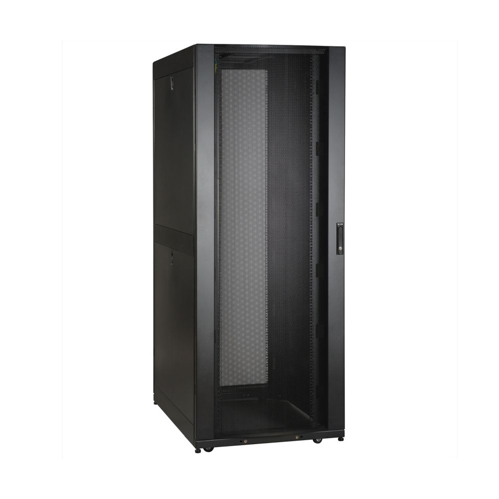 EATON 48U EXTRA-WIDE RACK ENCLOSURE DEEP DOORS AND SIDE PANELS INCLUDED