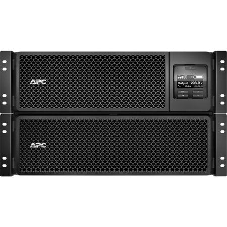 APC SMART-UPS ON-LINE, 8KVA/8KW, RACKMOUNT 6U, 208V, 4X L6-20R+2X L6-30R NEMA OU