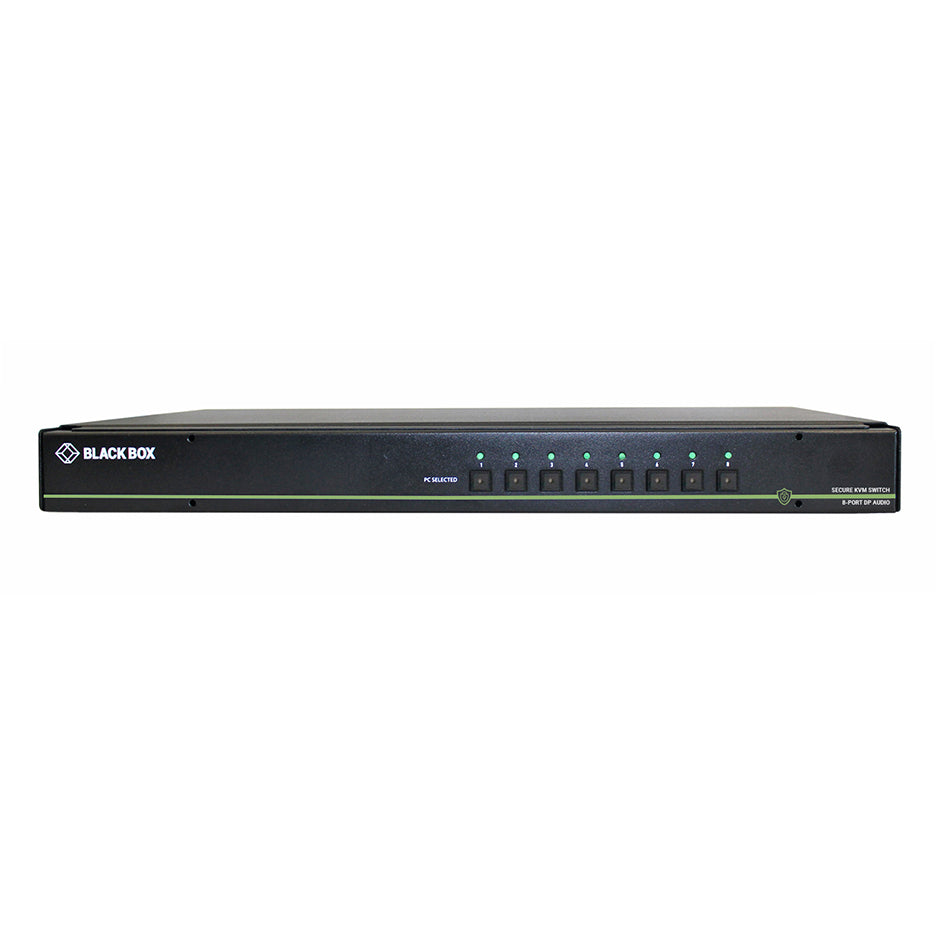 BLACK THE BLACK BOX SECURE KVM DESKTOP SWITCHES ALLOW A SINGLE OPERATOR TO CONTROL UP