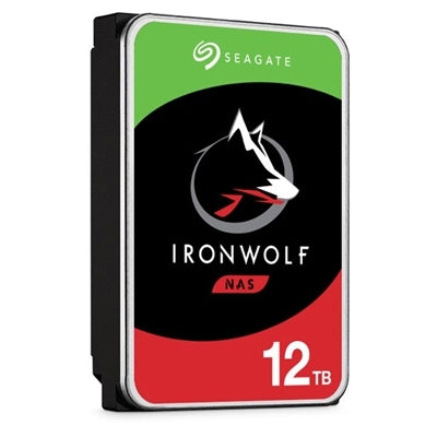 Seagate IronWolf ST12000VN0008 12 TB Hard Drive - 3.5" Internal - SATA (SATA/600) - Conventional Magnetic Recording (CMR) Method | SKU ST12000VN8