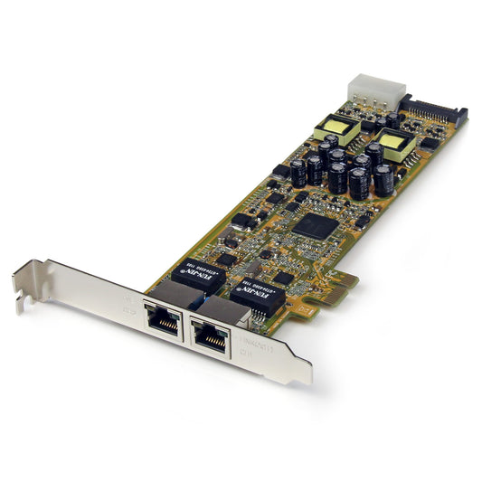 StarTech ADD TWO POWER-OVER-ETHERNET GIGABIT PORTS TO A PCI EXPRESS-ENABLED COMPUTER - DU