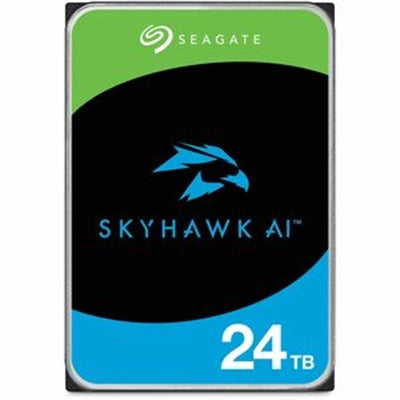 Seagate SkyHawk AI ST24000VE002 24 TB Hard Drive - 3.5" Internal - SATA (SATA/600) - Conventional Magnetic Recording (CMR) Method | SKU HD-ST24VE2
