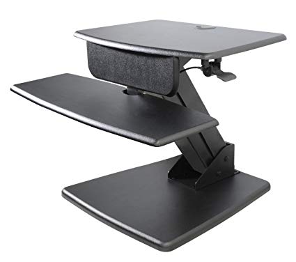 KANTEK SITS ON DESK SURFACE FOR FULL STABILITY. ADVANCED PNEUMATIC LIFT SYSTEM FOR CONT