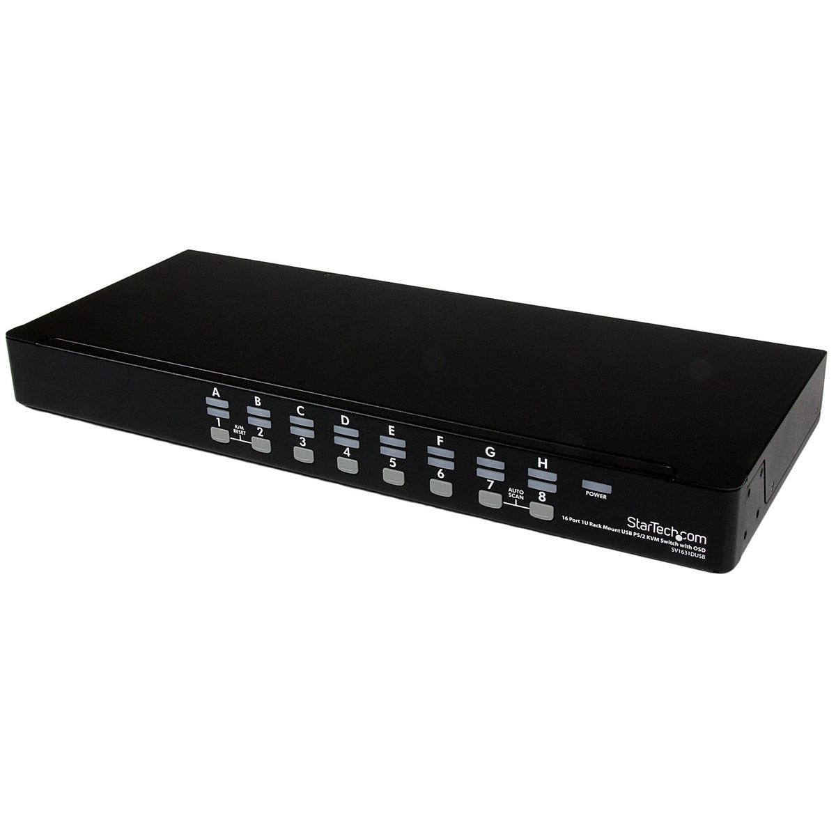 StarTech 1U 16 PORT USB VGA KVM SWITCH USB VGA RACKMOUNT KVM OSD