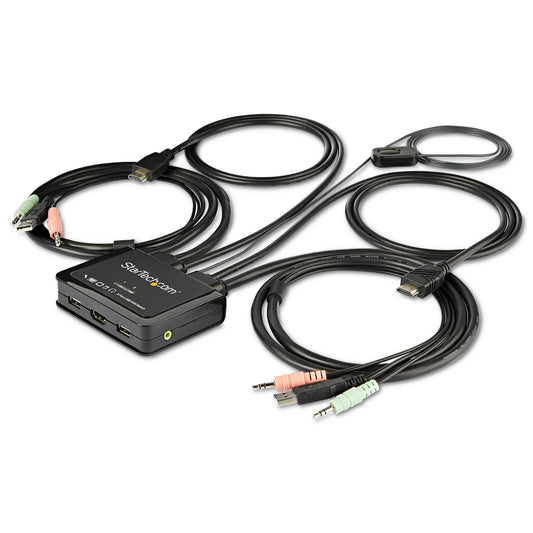 StarTech 2 PORT 4K HDMI KVM SWITCH CABLE 2 PORT HDMI KVM SWITCH CABLE