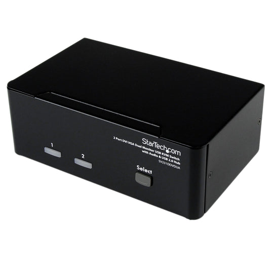 StarTech DVI VGA Dual Monitor KVM TAA