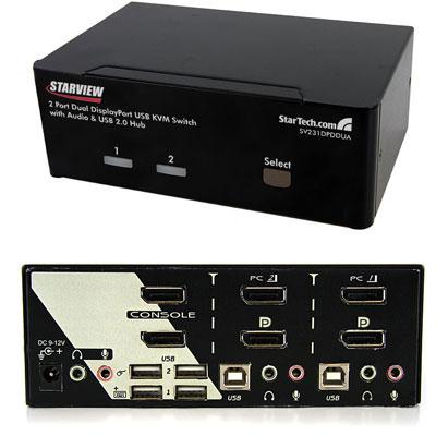 StarTech DisplayPort USB KVM Switch TAA