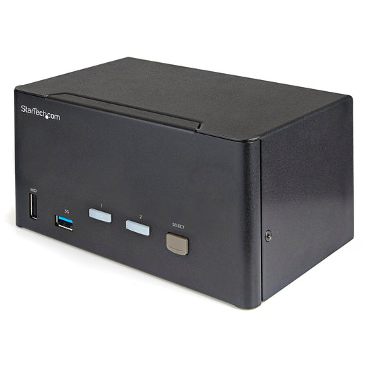 StarTech 2 PORT DISPLAYPORT KVM SWITCH TRIPLE MONITOR DP 4K KVM SWITCH HUB