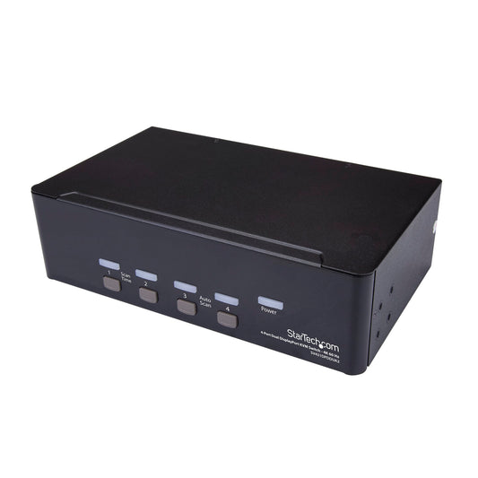 StarTech 4 Port Dual DisplayPort KVM Switch - 4K 60Hz