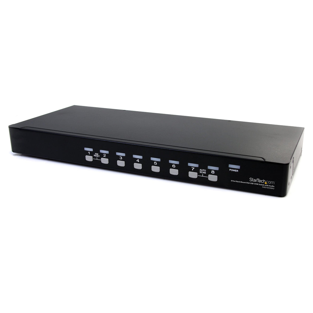 StarTech 1U 8 PORT USB VGA KVM SWITCH USB AUDIO VGA RACKMOUNT KVM