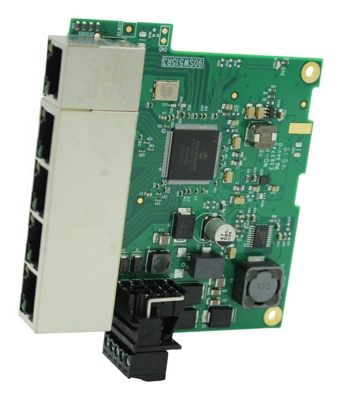 BRAINBOXES EMBEDDED 5PORT GIGABIT SWITCH INDUSTRIAL ETHERNET -40F TO +176F