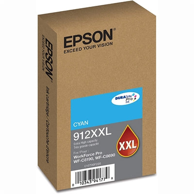 Epson T912 DuraBrit EHC Cyan Ink Crt