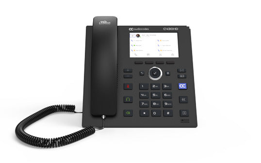 AudioCodes Teams C430HD IP-Phone PoE GbE black