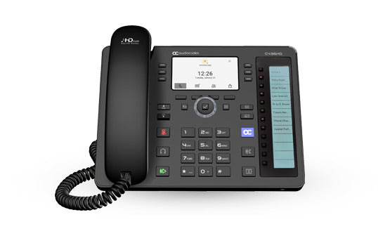 AudioCodes Teams C436HD IP-Phone DBW w power supply