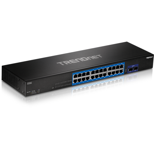TRENDNET 24-PORT GIGABIT SWITCH WITH 2X 10G SFP+SLOTS