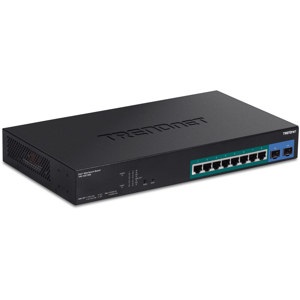 TRENDNET 10-PORT GIGABIT WEB SMART POE+ SWITCH