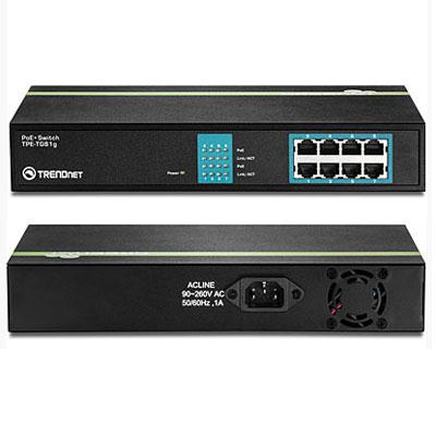 TRENDnet 8 Port Gig PoE GREENnet Swtch