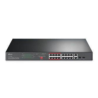 JetStream Switch,PoE,16Port 10/100M+2-GB
