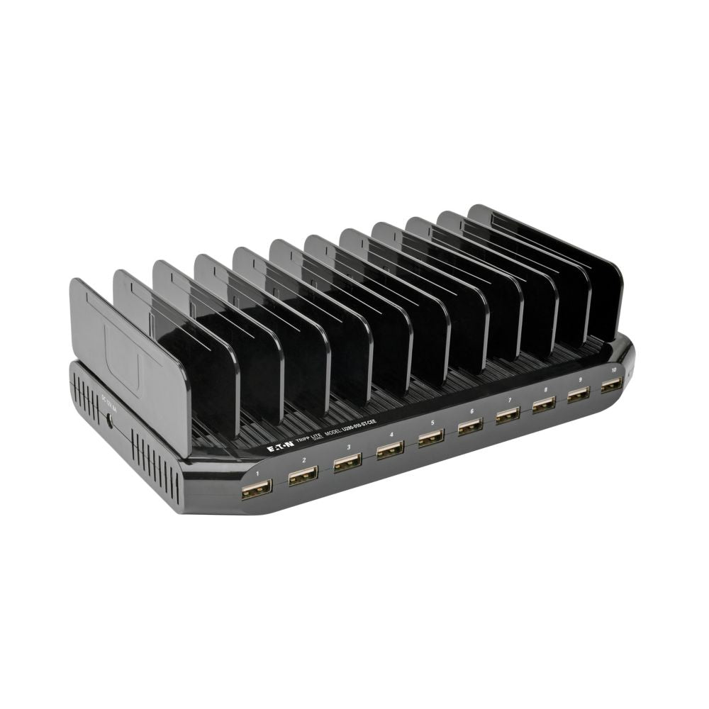 EATON TRIPP LITE SERIES 10-PORT USB CHARGING STATION WITH ADJUSTABLE STORAGE, 12