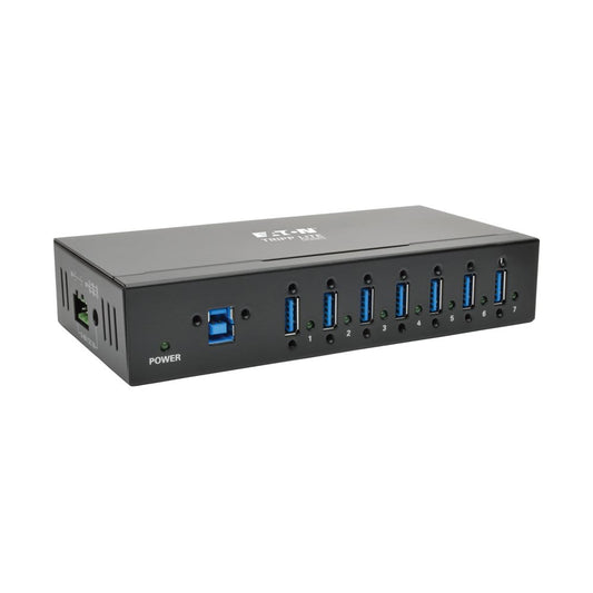 EATON TRIPP LITE SERIES 7-PORT INDUSTRIAL-GRADE USB 3.X (5GBPS) HUB - 20 KV ESD