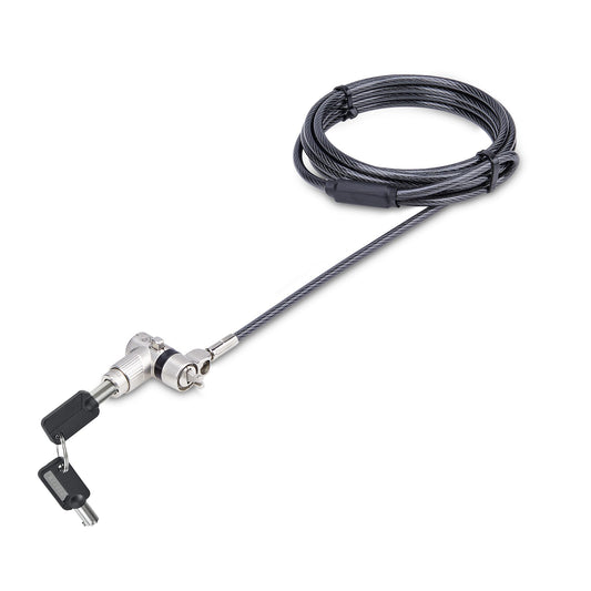 StarTech 25-PACK UNIVERSAL LAPTOP LOCK 6.6FT (2M), MASTER KEYED LOCKING CABLE, COMPUTER S