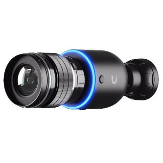 Ubiquiti Indoor/outdoor 4K PoE camera with 17 or 45 mm lens.