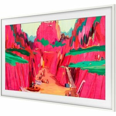 Samsung 75" The Frame Customizable Bezel - Modern White