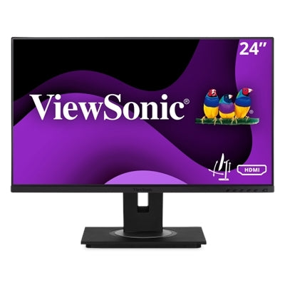 VIEWSONIC 24IN ERGONOMIC 40-DEGREE TILT 1080P IPS WITH HDMI DP VGA